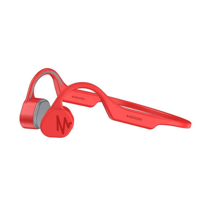 MAGNUSSEN Audio F3 Neckband Bone Conduction Sports Red GB1000012 premium Quality Stereo Kopfhörer Sound Écouteurs qualité