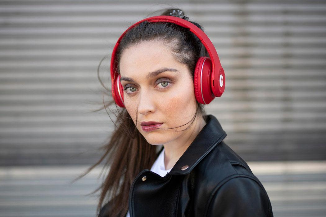 MAGNUSSEN Audio H1 Headphones Bluetooth Red HB1001001 premium Quality Stereo Kopfhörer Sound Écouteurs qualité supérieure