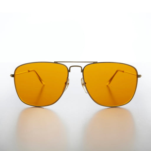 image of sunglasses model SUNGLASS MUSEUM Square Aviator with Amber 58mm - Major