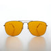 image of sunglasses model SUNGLASS MUSEUM Square Aviator with Amber 58mm - Major