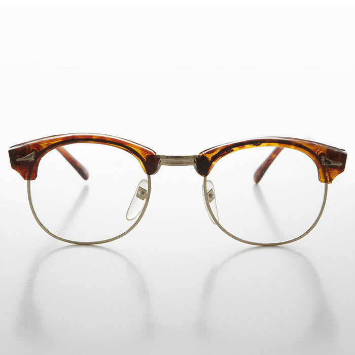 image of sunglasses model SUNGLASS MUSEUM SUNGLASS MUSEUM 60s Retro Horn Rim Hipster Vintage Glasses - Malcolm