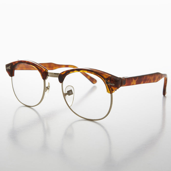 image of sunglasses model SUNGLASS MUSEUM SUNGLASS MUSEUM 60s Retro Horn Rim Hipster Vintage Glasses - Malcolm