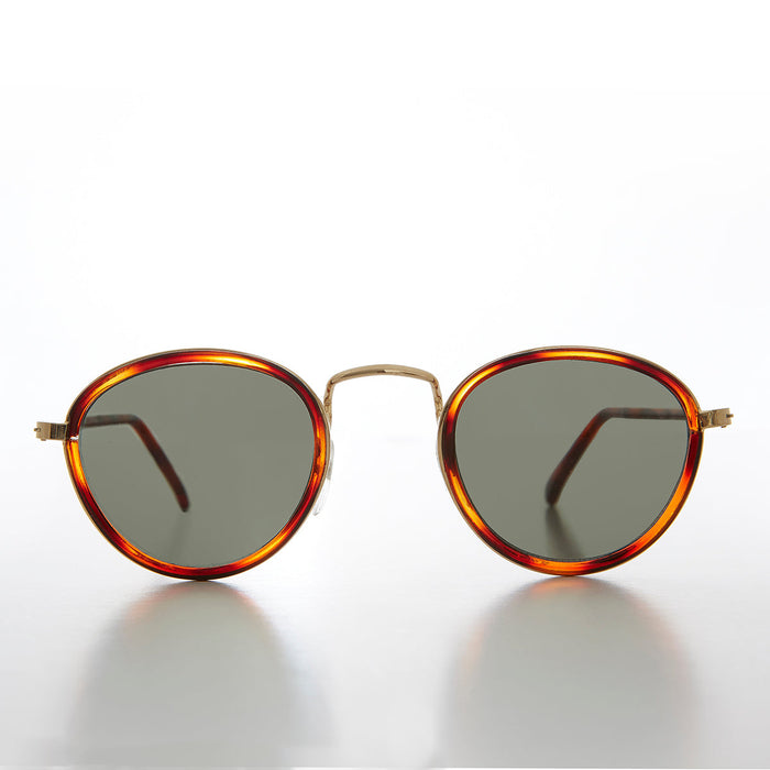 SUNGLASS MUSEUM Small Round Tortoise Everyday Sunglass - Marshall