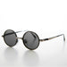 SUNGLASS MUSEUM Round Metal Punk Hippie Vintage Steampunk Sunglass - Merlin 1 - Product image