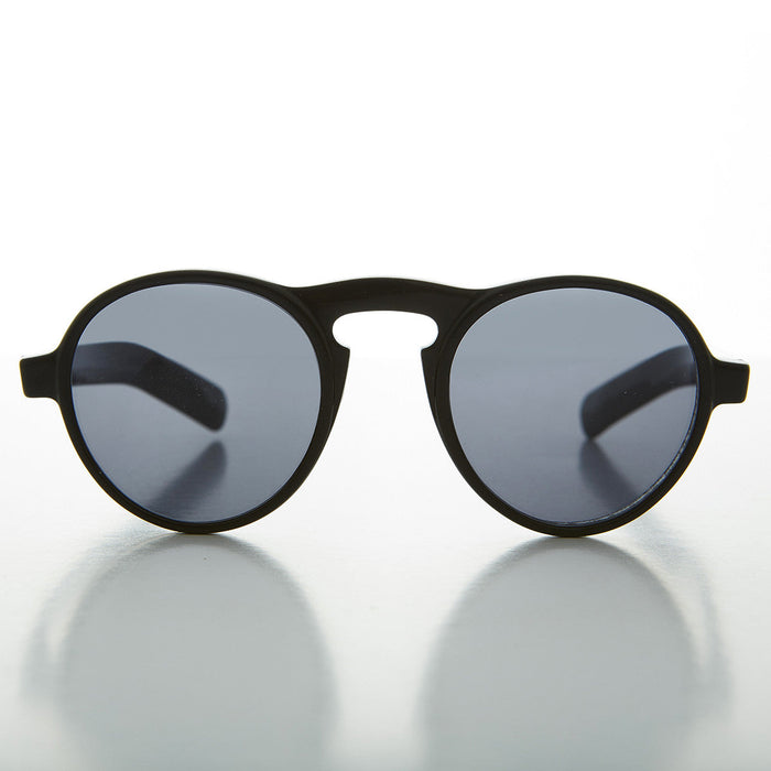 SUNGLASS MUSEUM Round Retro Edwardian Biker Vintage Sunglass - Miami