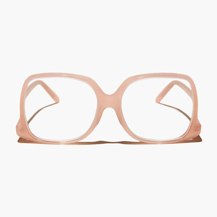 SUNGLASS MUSEUM Pink Oversized Reader or Bifocal Glasses - Mia