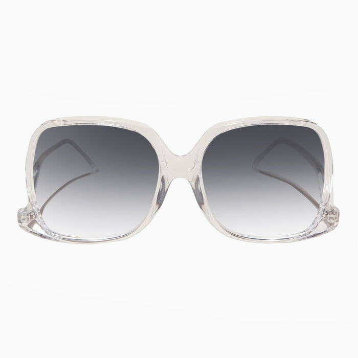 SUNGLASS MUSEUM Granny-Chic Polarized Oversized Sunglass - Mia