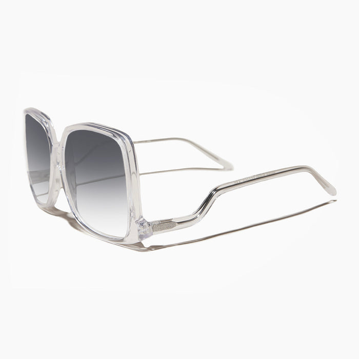 SUNGLASS MUSEUM Granny-Chic Polarized Oversized Sunglass - Mia