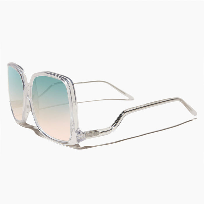 SUNGLASS MUSEUM Granny-Chic Polarized Oversized Sunglass - Mia