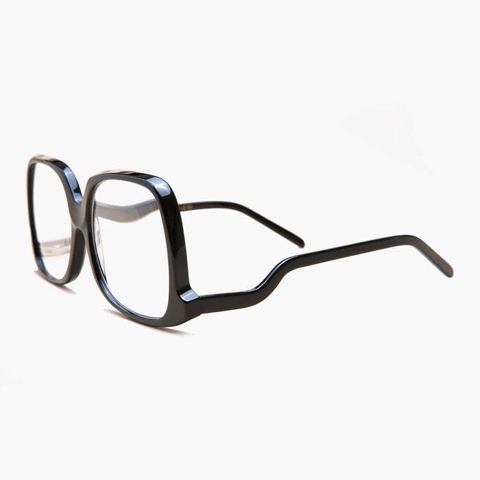 SUNGLASS MUSEUM Black Oversized Reading Glasses - Mia