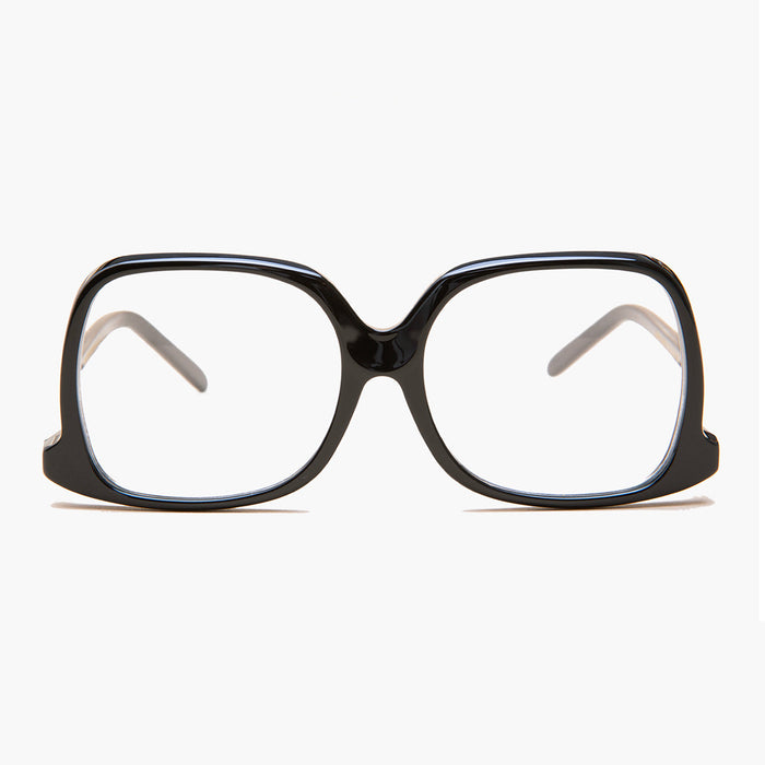 SUNGLASS MUSEUM Black Oversized Reading Glasses - Mia
