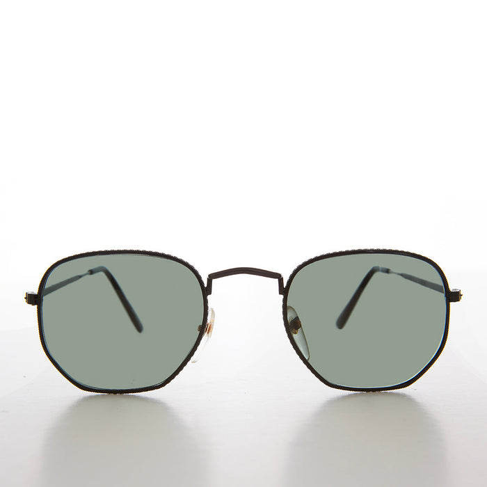 SUNGLASS MUSEUM Square Metal Sunglasses with Glass Lenses - Mika