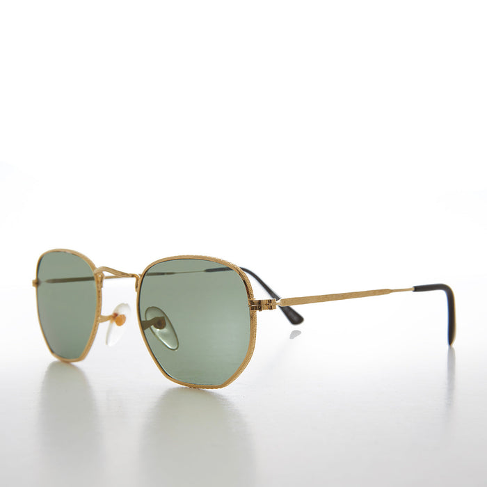 SUNGLASS MUSEUM Square Metal Sunglasses with Glass Lenses - Mika