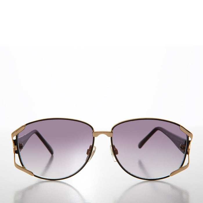 Large Women's Boho Vintage Sunglasses - Milena