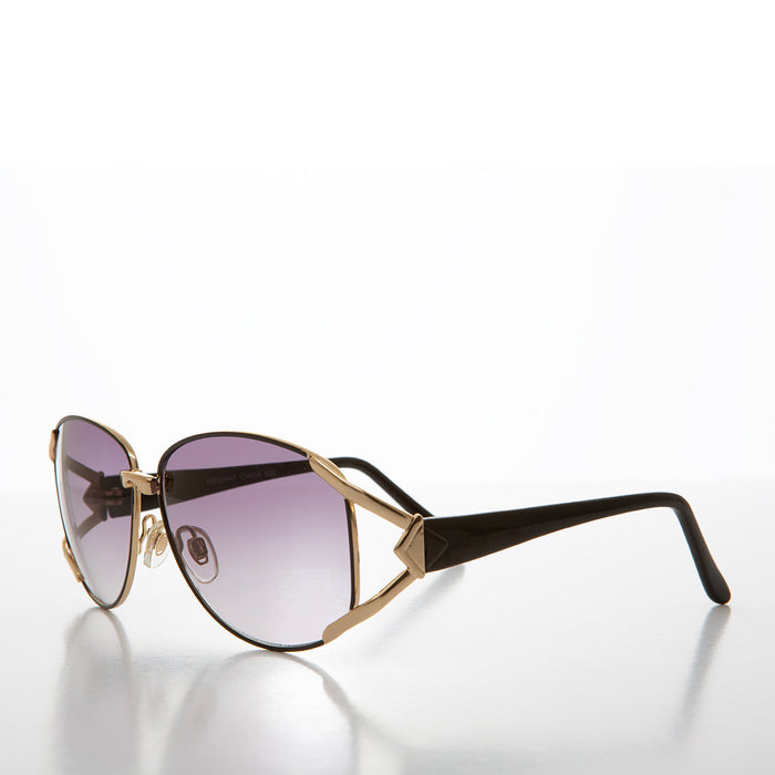 Large Women's Boho Vintage Sunglasses - Milena