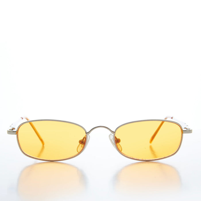 Rectangular Sunglass with Tinted Lenses - Mills