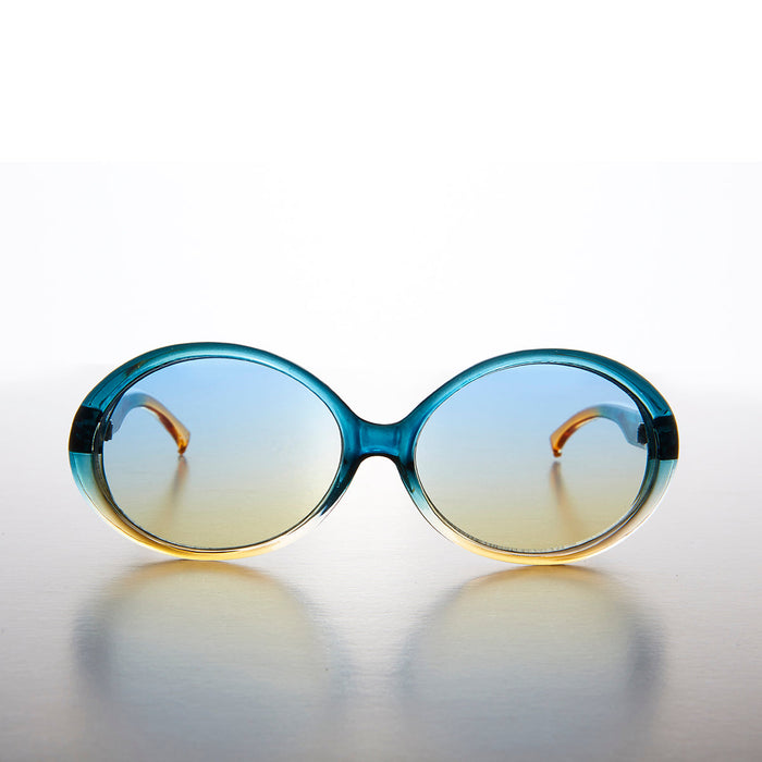 Oval Colorful 90s Mod Deadstock Sunglass - Mindy
