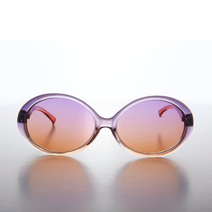 Oval Colorful 90s Mod Deadstock Sunglass - Mindy