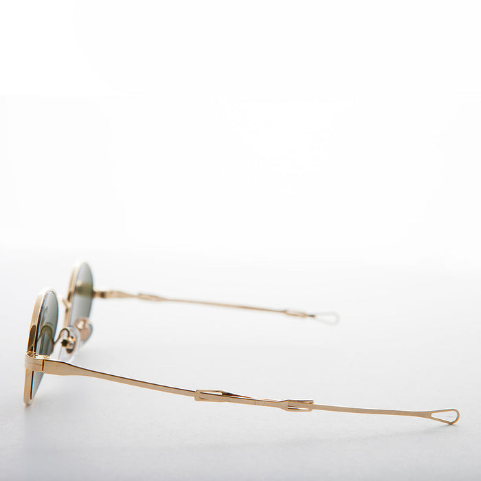 SUNGLASS MUSEUM Oval Sunglass Spectacle with Adjustable Sliding Temples - Miyazaki