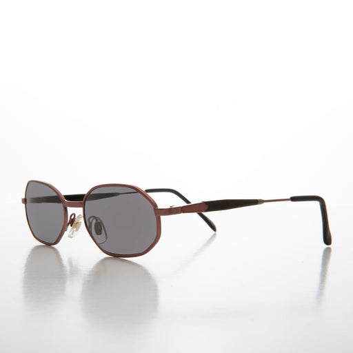 Sunglass Museum 90s Geometric Oval Metal Sunglasses - Molloy - Product image