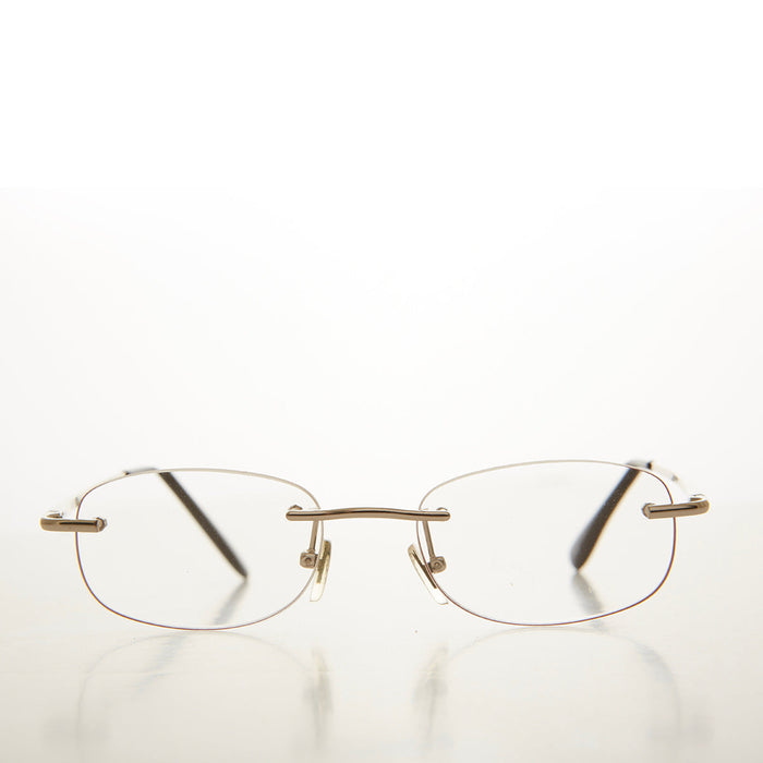Rimless Oval Reading Glasses - Molton