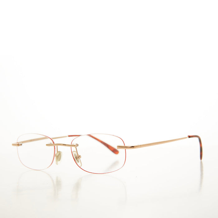 Rimless Oval Reading Glasses - Molton