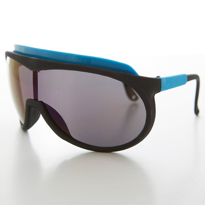SUNGLASS MUSEUM 80s Neon Sports Shield - Mondo