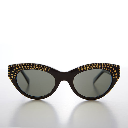 Sunglass Museum Cat Eye Sunglass with Gold Studs - Monique - Product image