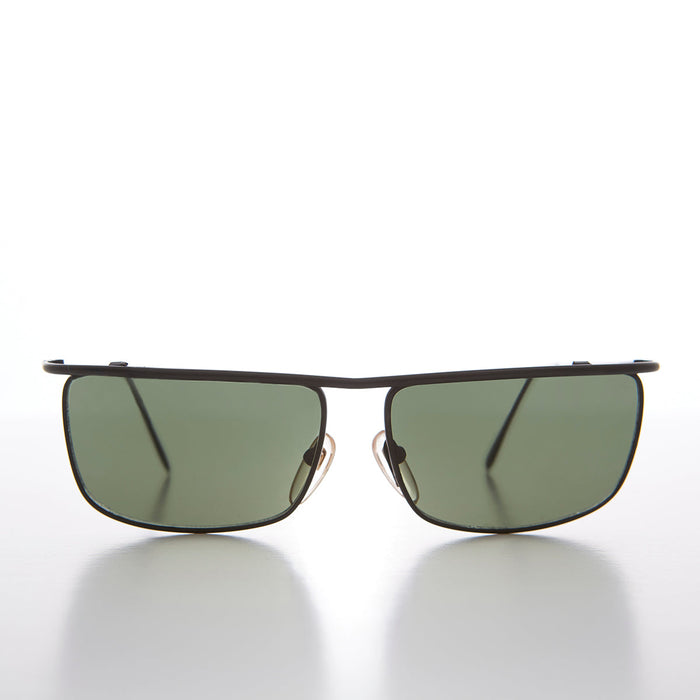SUNGLASS MUSEUM Minimalistic Rectangle Vintage 90s Sunglasses - Moto - Product image