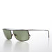 SUNGLASS MUSEUM Minimalistic Rectangle Vintage 90s Sunglasses - Moto - Product image