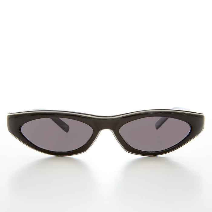 SUNGLASS MUSEUM Oval Micro Cat Eye Vintage Sunglasses - Mulvany