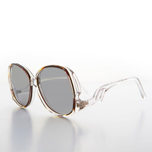 image of sunglasses model SUNGLASS MUSEUM SUNGLASS MUSEUM Round Polarized Boho Vintage Sunglass - Muse