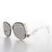 image of sunglasses model SUNGLASS MUSEUM SUNGLASS MUSEUM Round Polarized Boho Vintage Sunglass - Muse