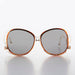 image of sunglasses model SUNGLASS MUSEUM SUNGLASS MUSEUM Round Polarized Boho Vintage Sunglass - Muse