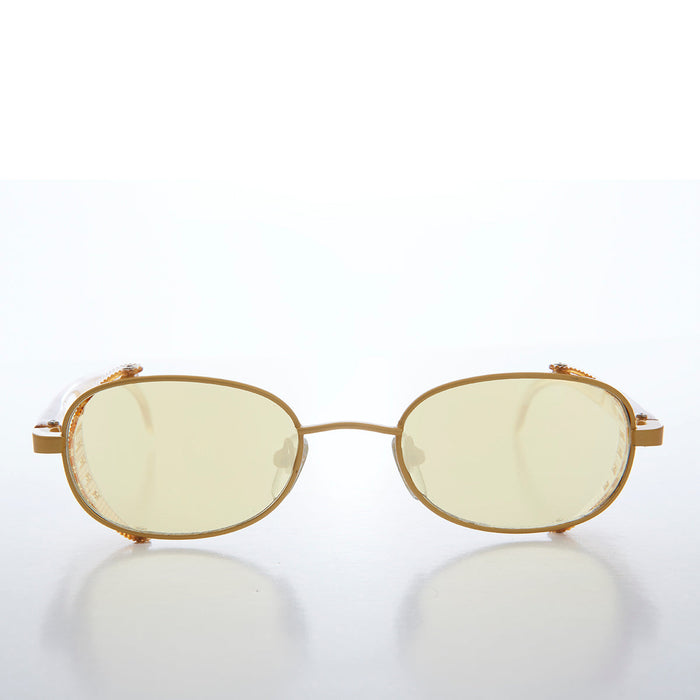 image of sunglasses model SUNGLASS MUSEUM SUNGLASS MUSEUM Cyber Punk Oval Vintage Sunglass - Mystery