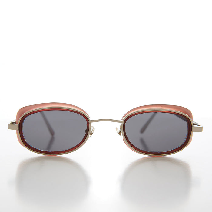 SUNGLASS MUSEUM Small Goggle Side Shield 90s Vintage Sunglass - Mythic