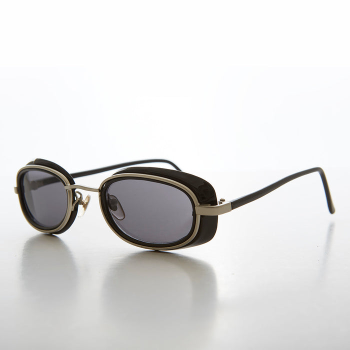 SUNGLASS MUSEUM Small Goggle Side Shield 90s Vintage Sunglass - Mythic