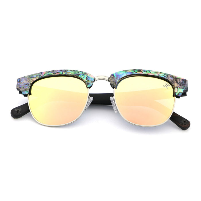 Malcolm 2 Abalone Wooden Sunglasses | Polarized | Joycoast