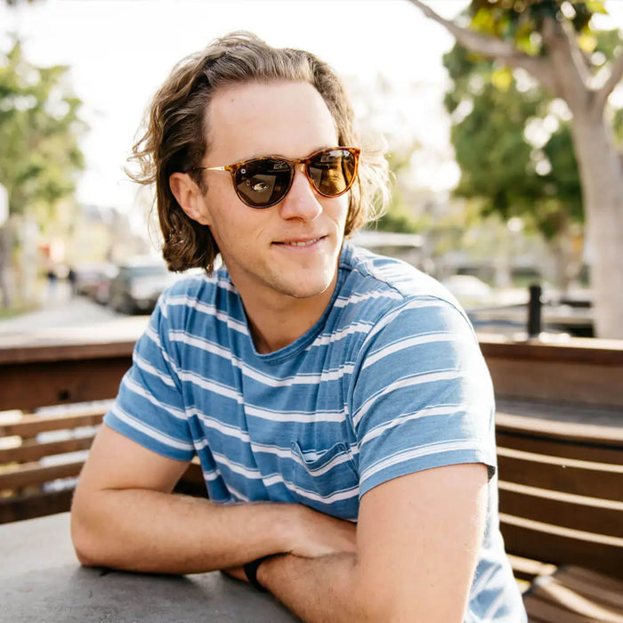 Glossy Blonde Tortoise Shell / Amber Mary Janes