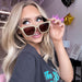 TOPFOXX The CEO - Sustainable Nude Frame Brown Lens Cateye Sunglasses - Product image