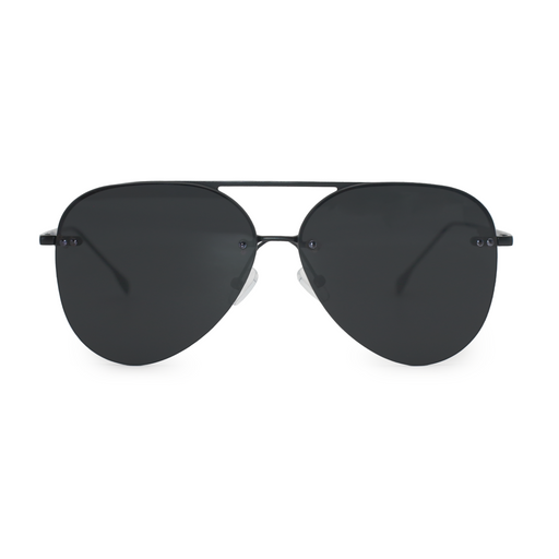 TOPFOXX Smaller Megan 2 Jet Black- Aviator Sunglasses - Product image