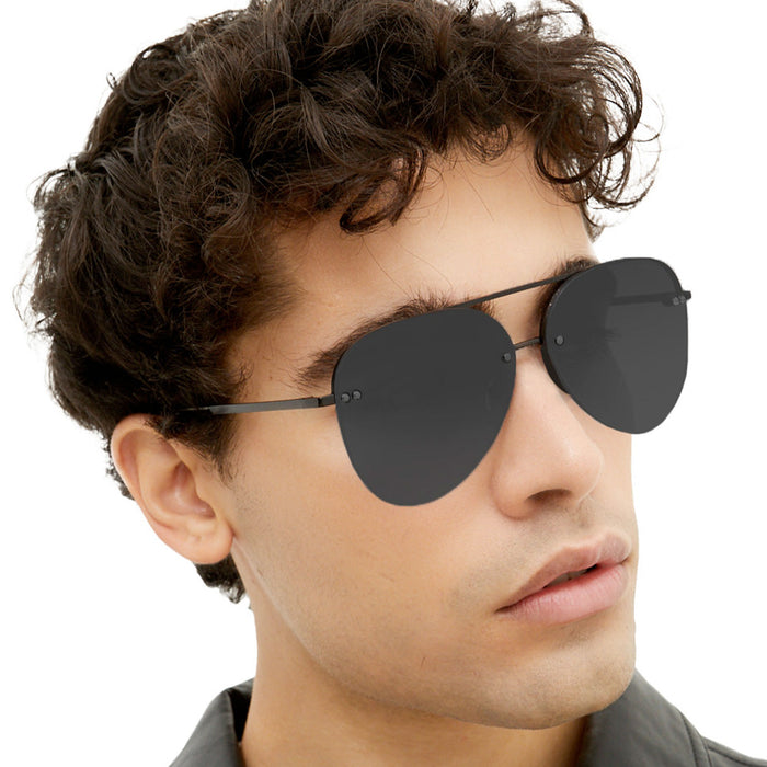 TOPFOXX Smaller Megan 2 Jet Black- Aviator Sunglasses - Product image