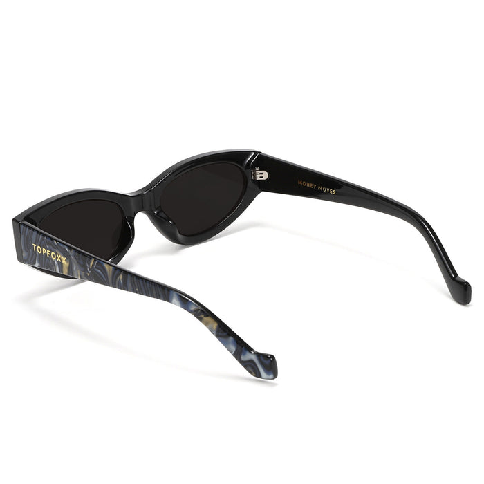 TOPFOXX Sunglasses Kat x Money Moves - Dark Blue