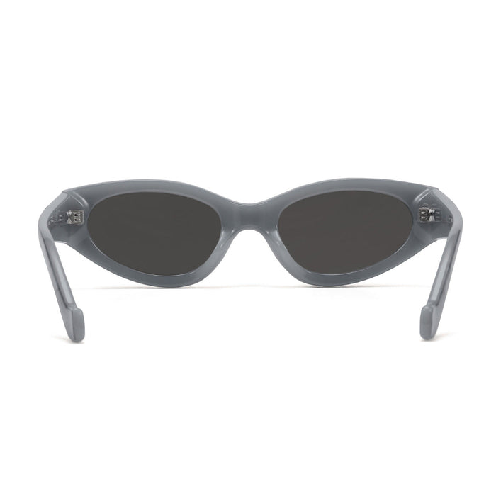 TOPFOXX Sunglasses Kat x Money Moves - Grey Cateye Sunglasses