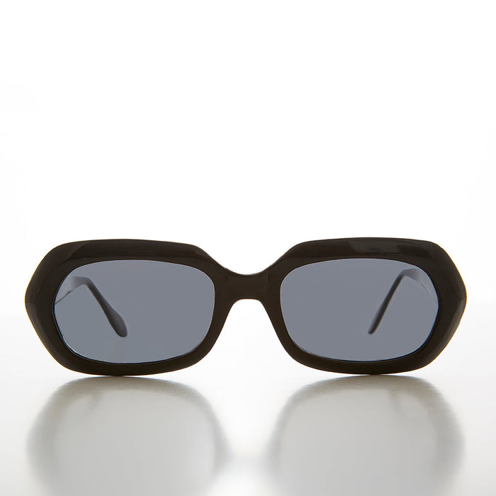 SUNGLASS MUSEUM Hexagon Mod Vintage Sunglass - Nadine
