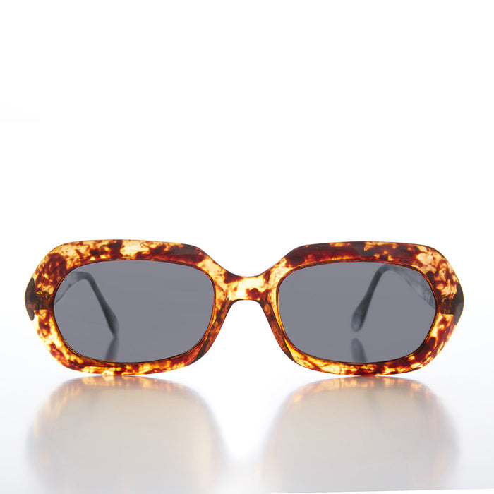 SUNGLASS MUSEUM Hexagon Mod Vintage Sunglass - Nadine