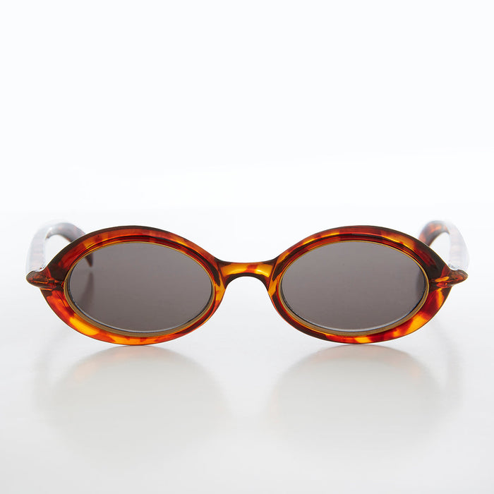 SUNGLASS MUSEUM Small Oval Sci-Fi Vintage Sunglass - Nano