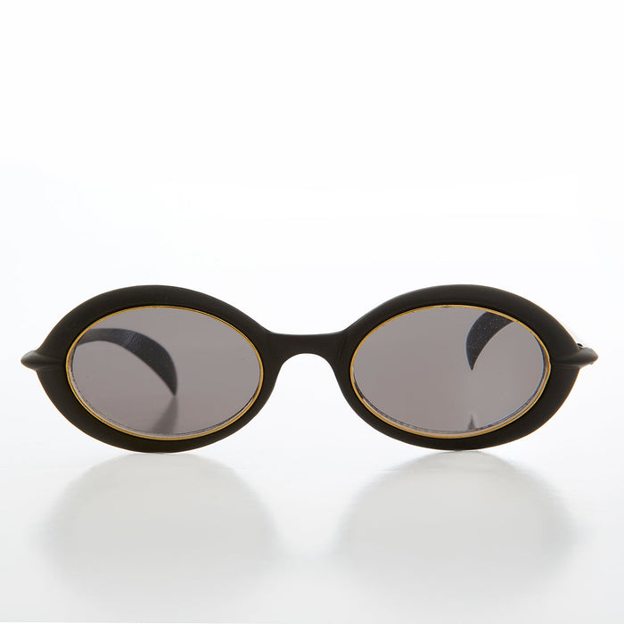 SUNGLASS MUSEUM Small Oval Sci-Fi Vintage Sunglass - Nano