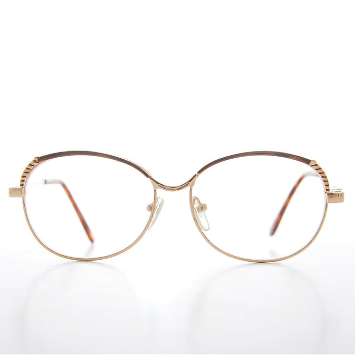SUNGLASS MUSEUM Gold Round Women's Readers - Nichole