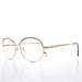 SUNGLASS MUSEUM Gold Round Women's Readers - Nichole - Product image